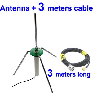Portable comet GP 3 antenna 1/4" Wave FM antenna for receiver & transmitter with telescopic antennas  65-375MHz 50W BNC