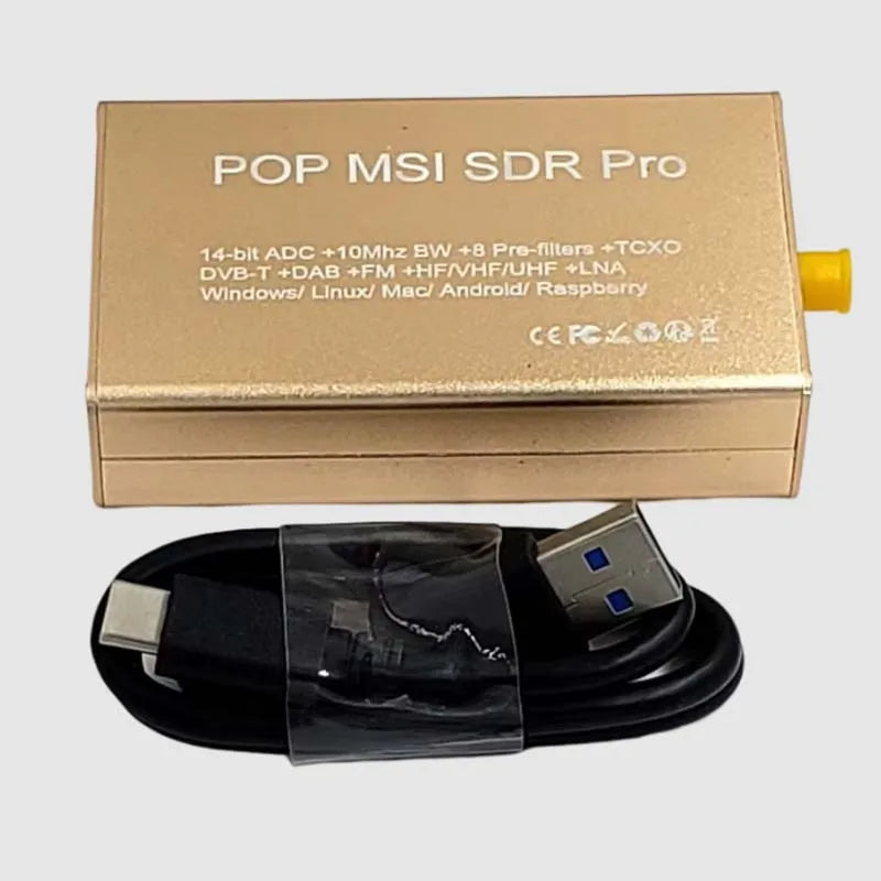 Cheapest Ham radio receiver MSI SDR RSP1A compatible with software SDRplay SDRuno, gnu radio,HDsdr,cubicsdr,sdr#,sdr console