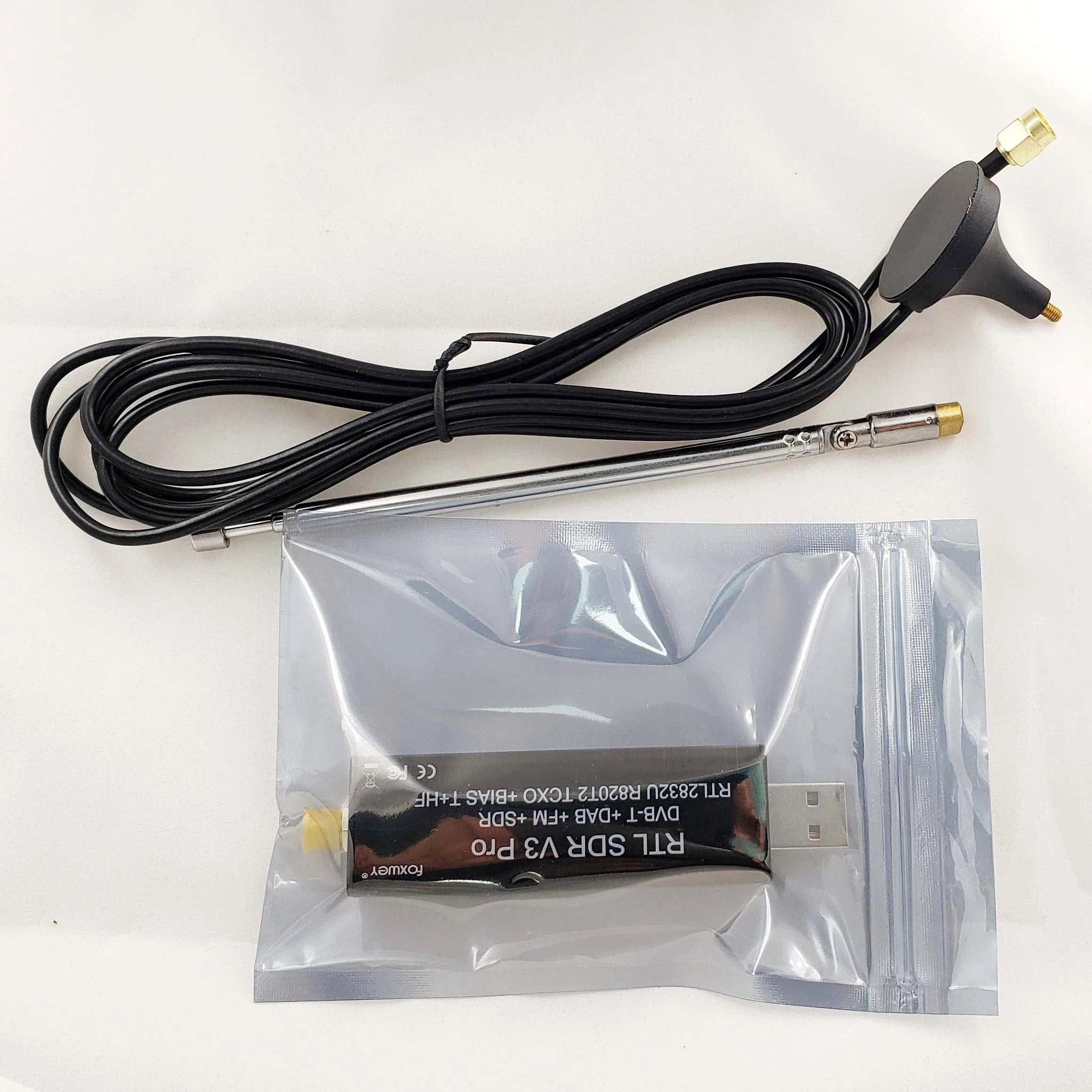 Best RTL SDR V3 Pro RTL2832U R820T2 0.5PPM TXCO HF Bias SMA Software Defined Radio Full band for Windows 10, Mac. Android, Linux