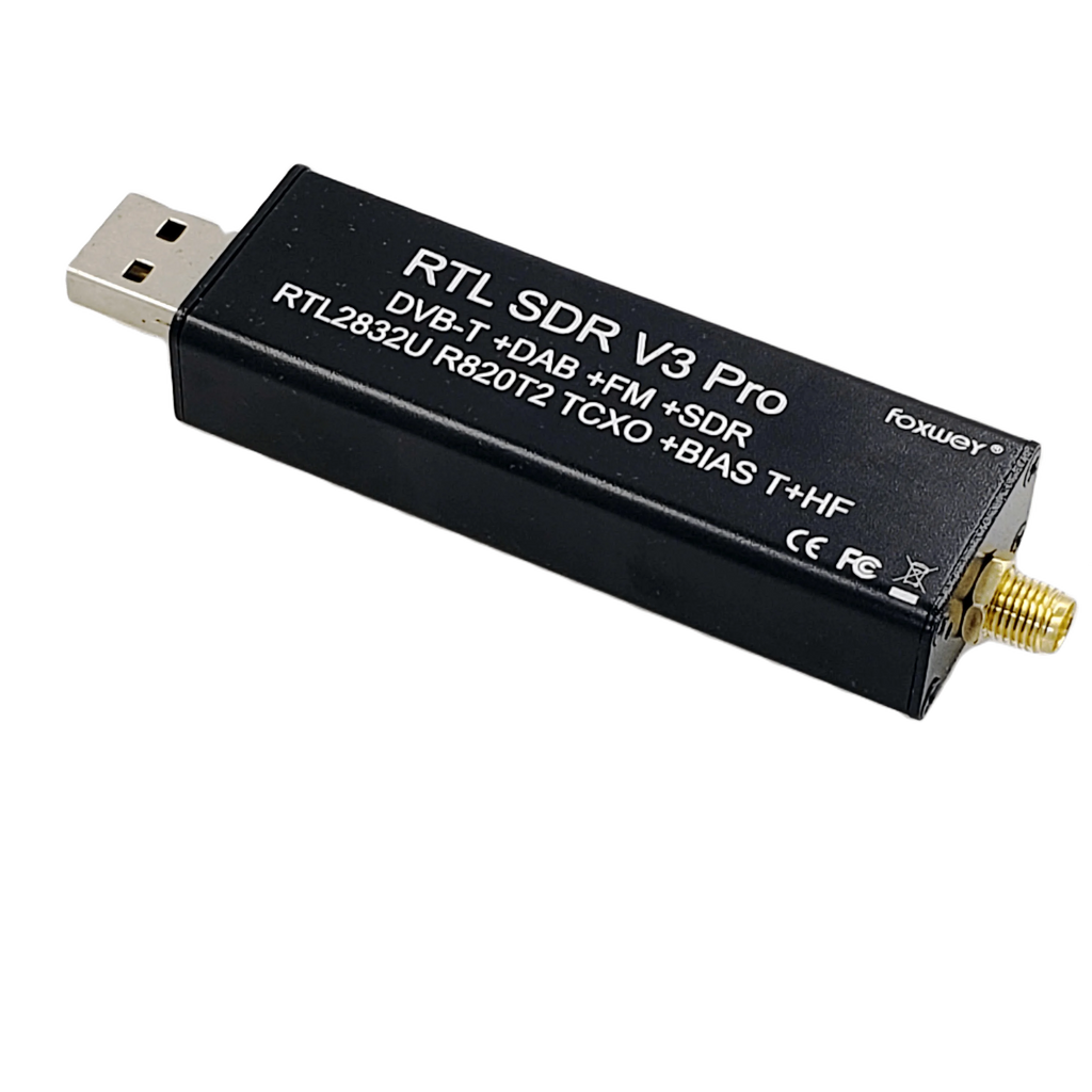 RTL-SDR V3 Pro rtl sdr dongle USB  with SDR radio dongle receiver software, SDR#,HDsdr,Gqrx,SDRTouch