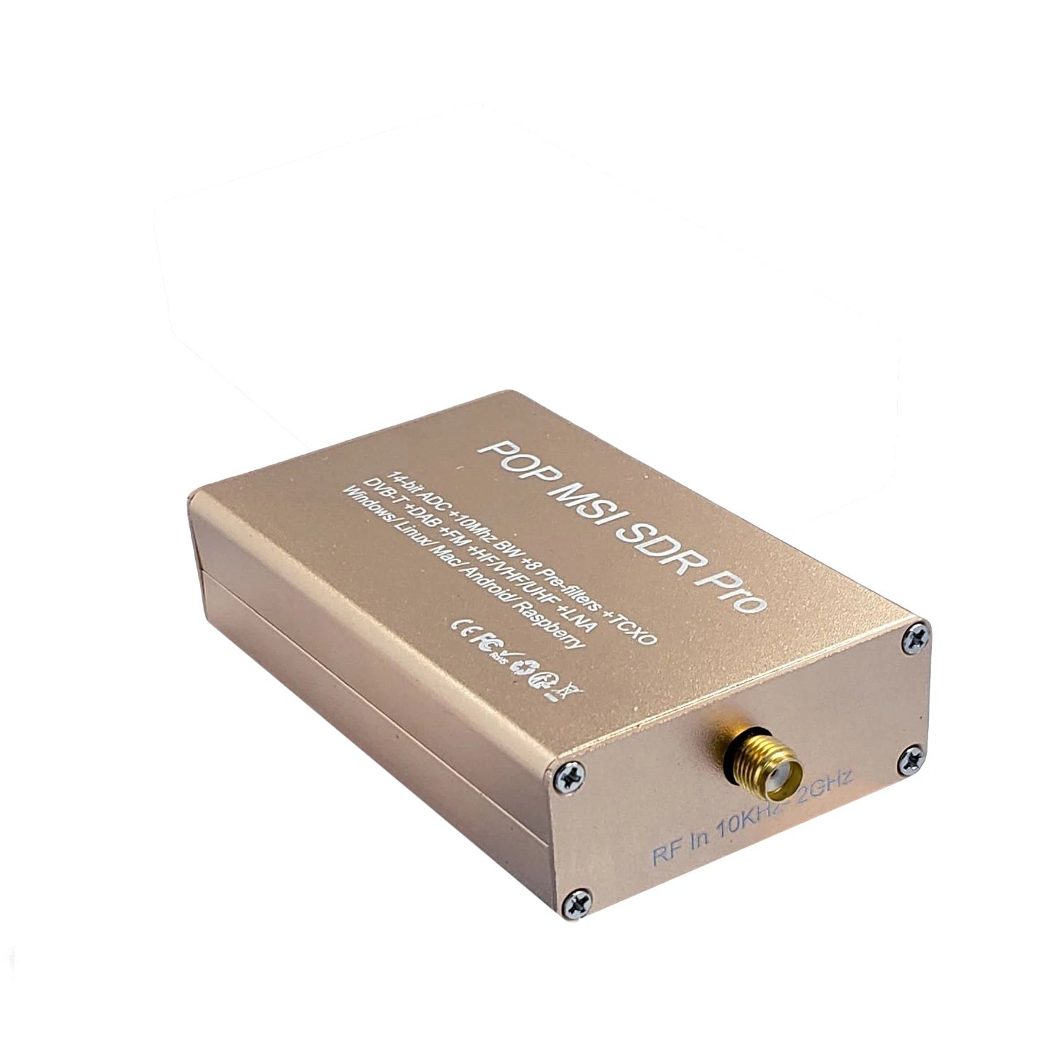 Software-Defined Radio SDR  Hardware Receiver  with Low noise amplifier LNA Compatible with SDRplay SDRuno API