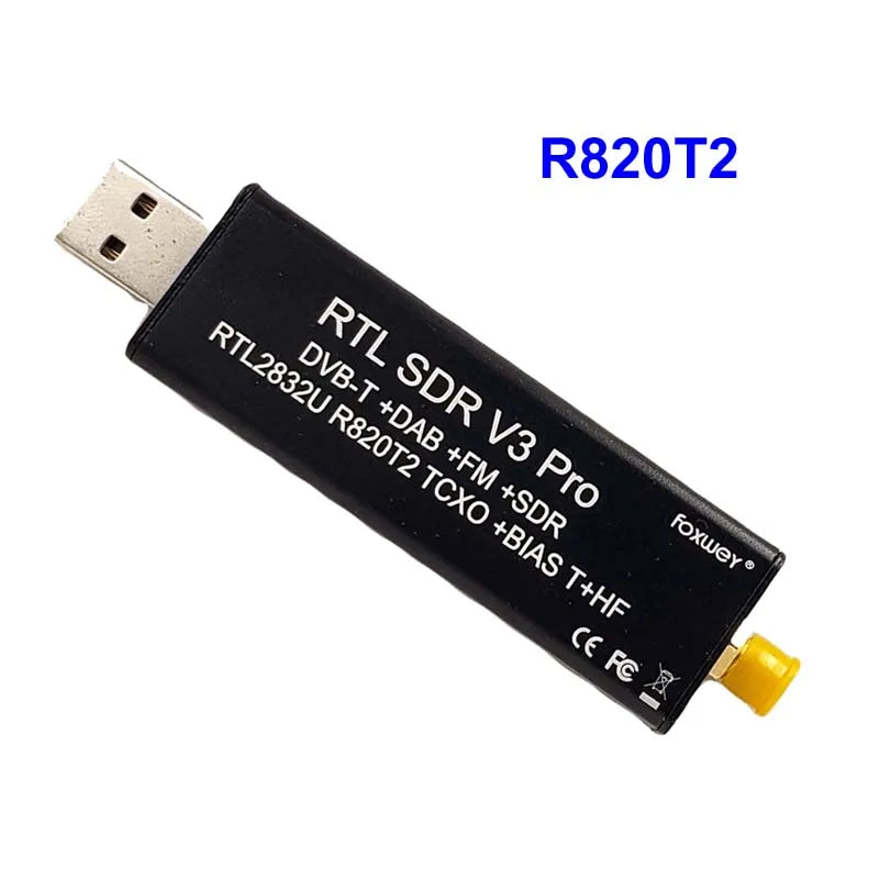 RTL-SDR V3 Pro rtl sdr dongle USB  with SDR radio dongle receiver software, SDR#,HDsdr,Gqrx,SDRTouch